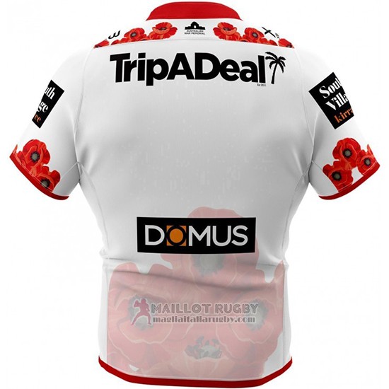 WH Maglia St George Illawarra Dragons Rugby 2019 Commemorativo